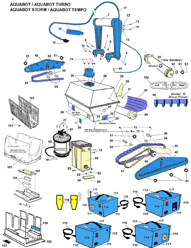 Aquabot - Residential Parts